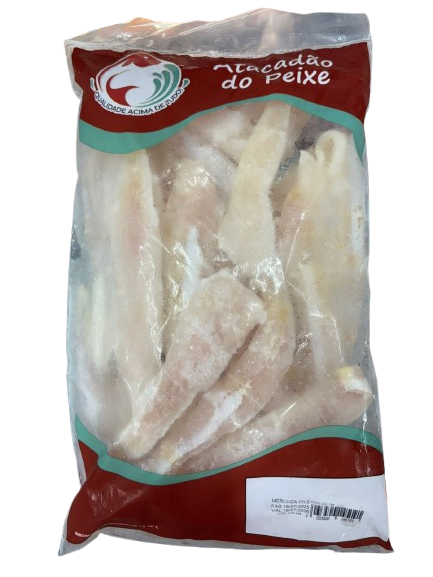 FILE DE MERLUZA ATACADAO DO PEIXE PACOTE 1KG