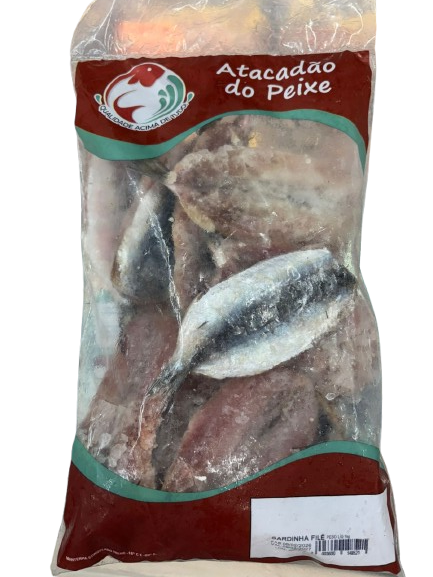 FILE DE SARDINHA ATACADAO DO PEIXE PACOTE 1KG