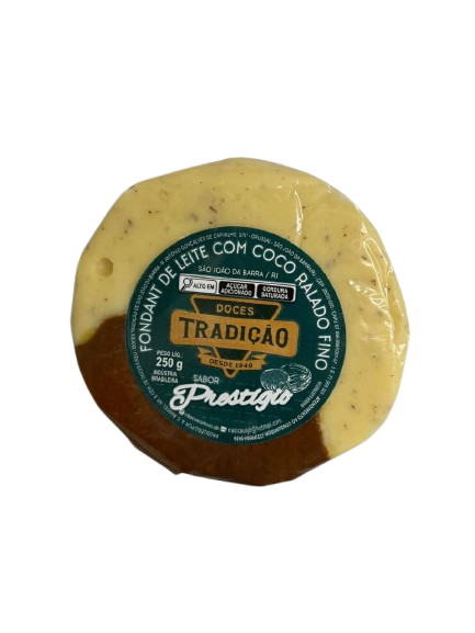 FONDANT DE LEITE C/COCO RALADO DOCES TRADICAO 250G