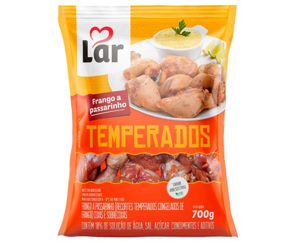 FRANGO A PASSARINHO TEMPERADO LAR 700G