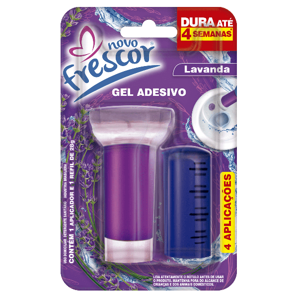 GEL ADESIVO 4 APLICACOES LAVANDA FRESCOR 28G