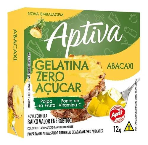 GELATINA ZERO ABACAXI APTI 12G