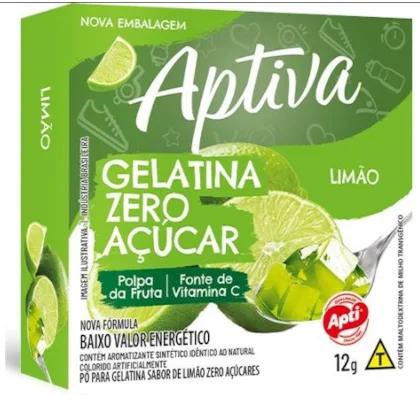 GELATINA ZERO LIMAO APTI 12G