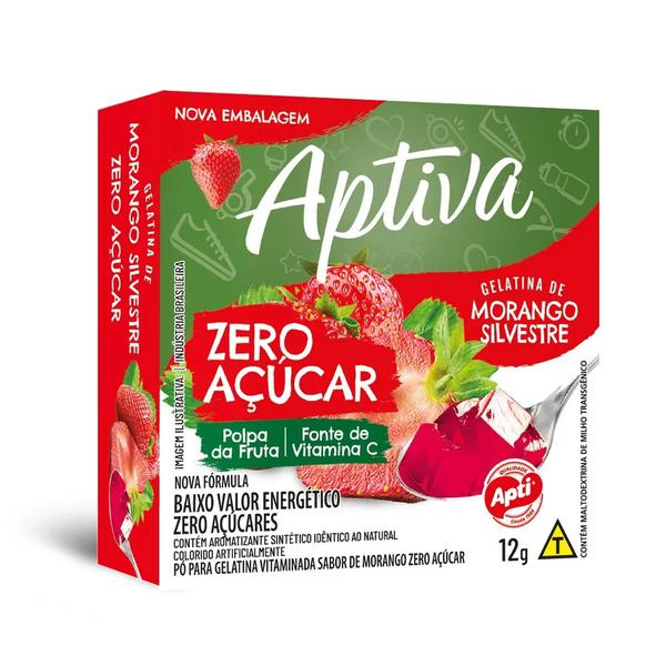 GELATINA ZERO MORANGO SILVESTRE APTI 12G