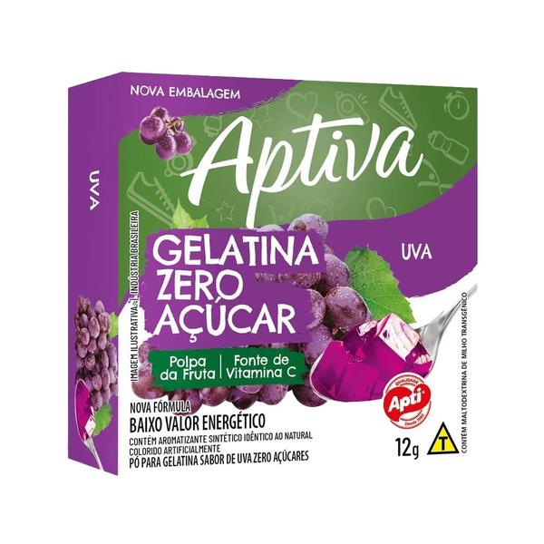 GELATINA ZERO UVA APTI 12G