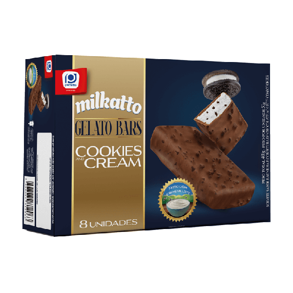 GELATO BARS COOKIES AND CREAM MILKA PERFETTO 400G