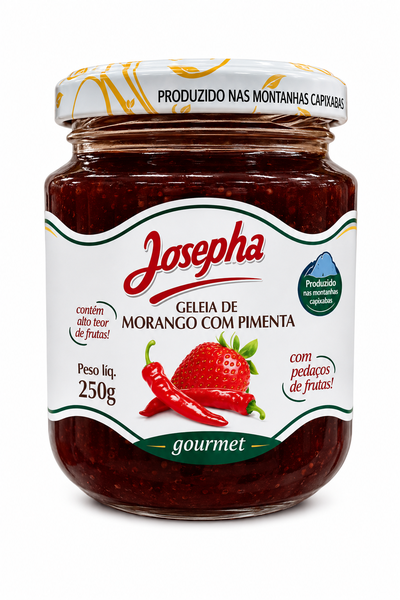 GELEIA GOURMET MORANGO C/PIMENTA JOSEPHA 250G