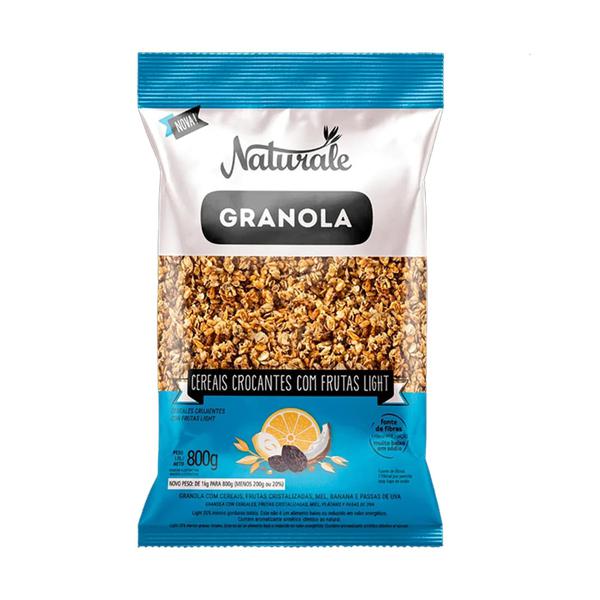 GRANOLA NATURALE LIGHT FRUTAS 800G