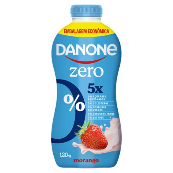 IOG DANONE ZERO LIQUIDO MORANGO 1,2L