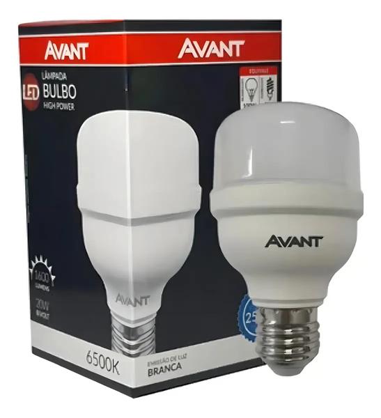 LAMPADA LED BULBO 6500K BIVOLT AVANT 20W