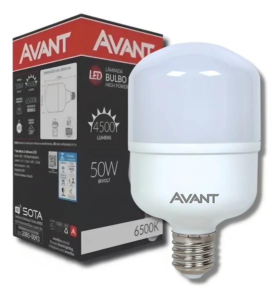 LAMPADA LED BULBO 6500K BIVOLT AVANT 50W