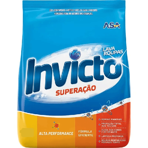 LAVA ROUPAS EM PO INVICTO SUPERACAO 2400KG 