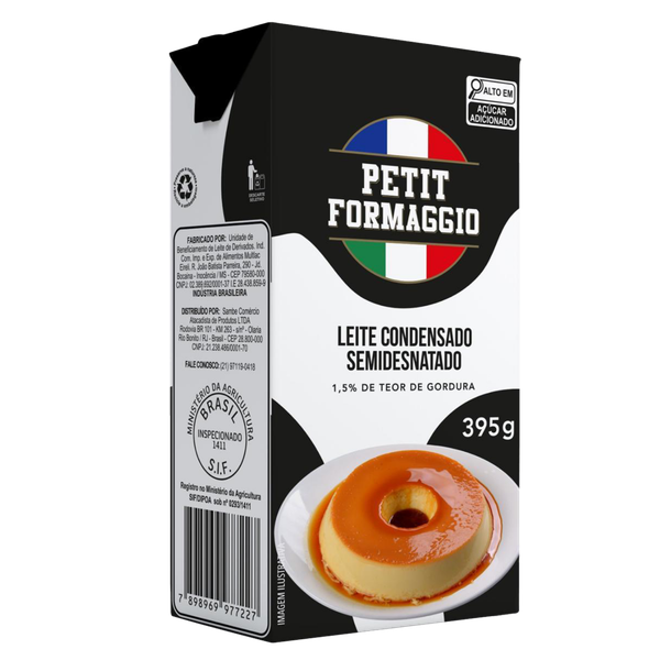 LEITE COND SEMIDESNTADO PETIT FORMAGGIO TP 395G