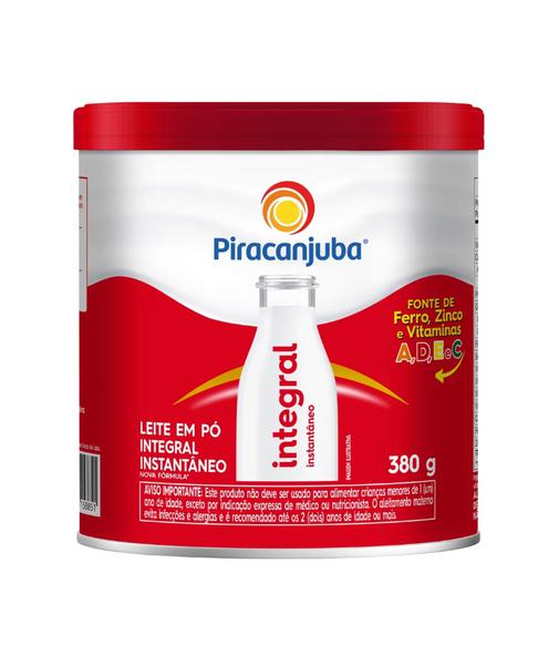 LEITE PO INTEGRAL PIRACANJUBA 380G