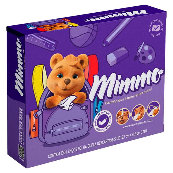 LENCO FOLHA DUPLA 12,7 X 21,2 MIMMO C/100