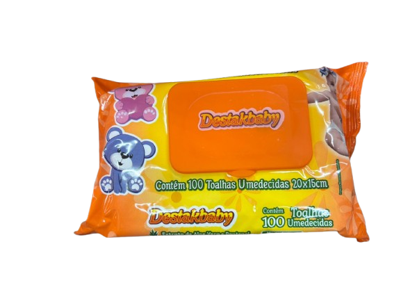 LENCO UMEDECIDO DESTAKBABY 20X15 C/100