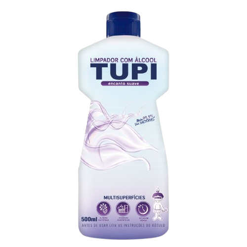 LIMPA C/ ALCOOL ENCANTO SUAVE ZEROBAC TUPI 500ML