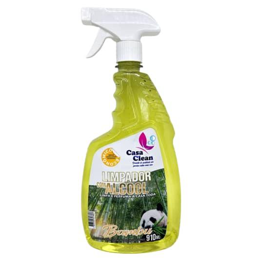 LIMPADOR COM ALCOOL BAMBU CASA CLEAN 910 ML