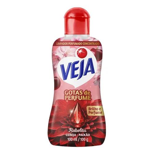 LIMPADOR PERFUMADO CONCENTRADO VEJA CEREJA 100ML