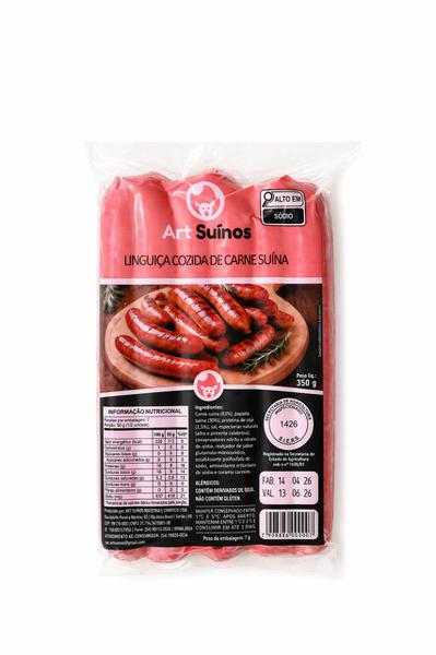 LINGUIÇA COZIDA DE CARNE SUINA ART SUINOS 350G