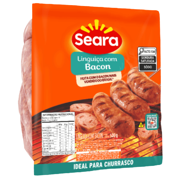 LINGUICA BACON SEARA 600G