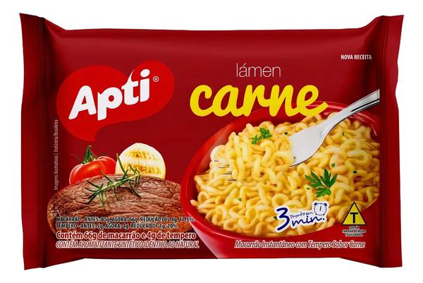 MACARRAO INSTANTANEO APTI CARNE 70G