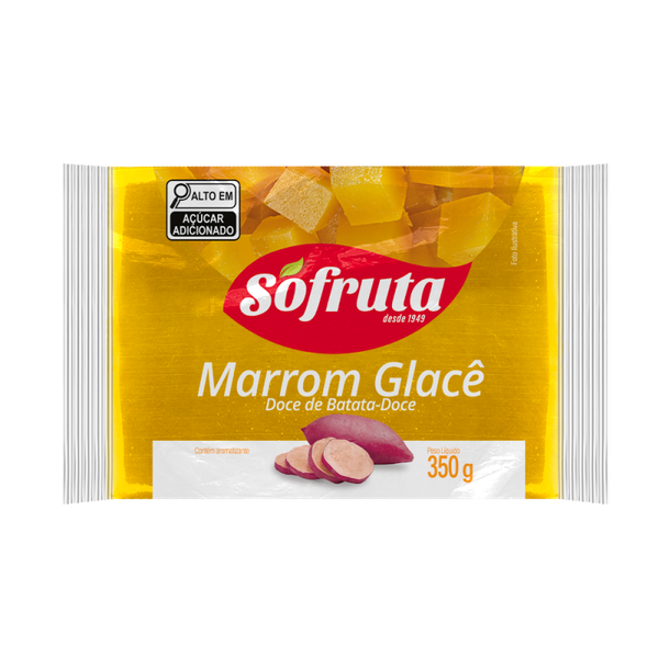 MARROM GLACE TABLETE SOFRUTA 350G