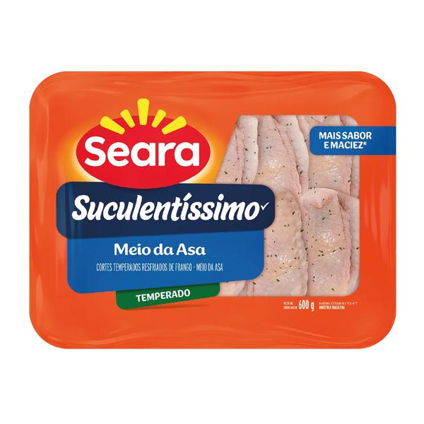 MEIO DA ASA FRANGO SUCULENTISSIMO BD SEARA 600G 