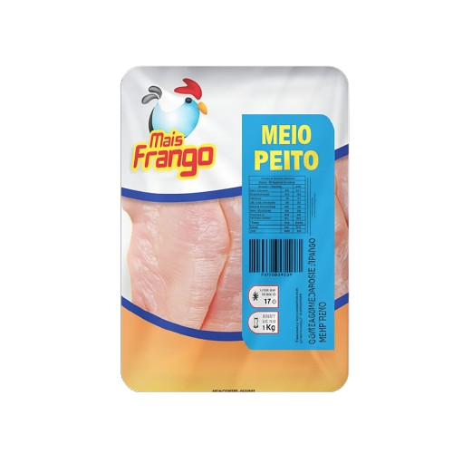 MEIO PEITO DE FRANGO MAIS FRANGO 1KG