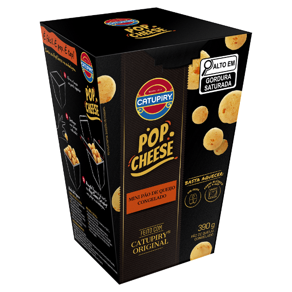 MINI PAO DE QUEIJO POP CHEESE CATUPIRY 390G