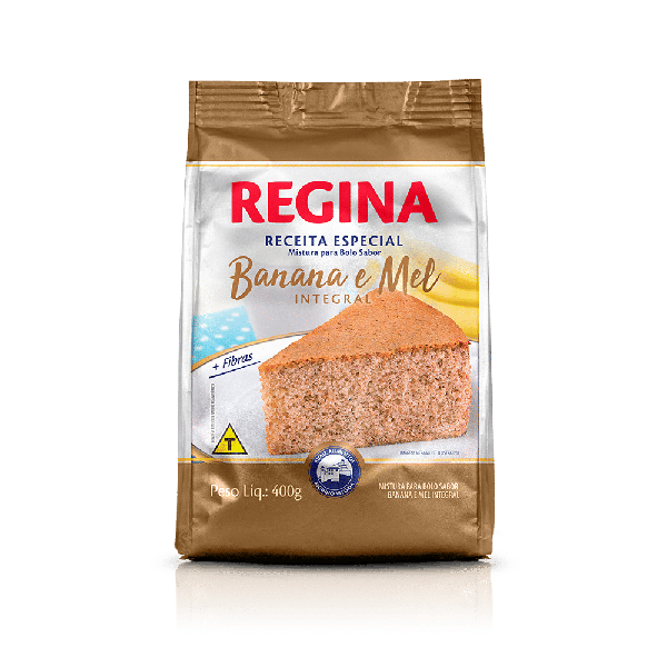 MISTURA P/BOLO REGINA INT BAN/MEL POUCH 400G