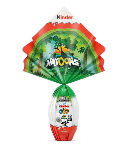 OVO PASCOA KINDER NATOONS 150G