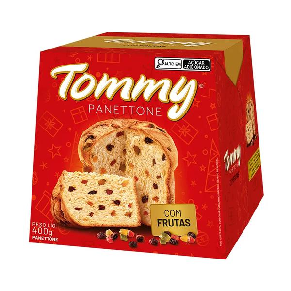 PANETTONE TOMMY C/FRUTAS 400G           