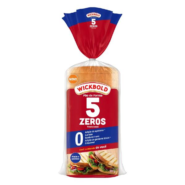 PAO DE FORMA 5 ZEROS TRADICIONAL WICKBOLD 350G