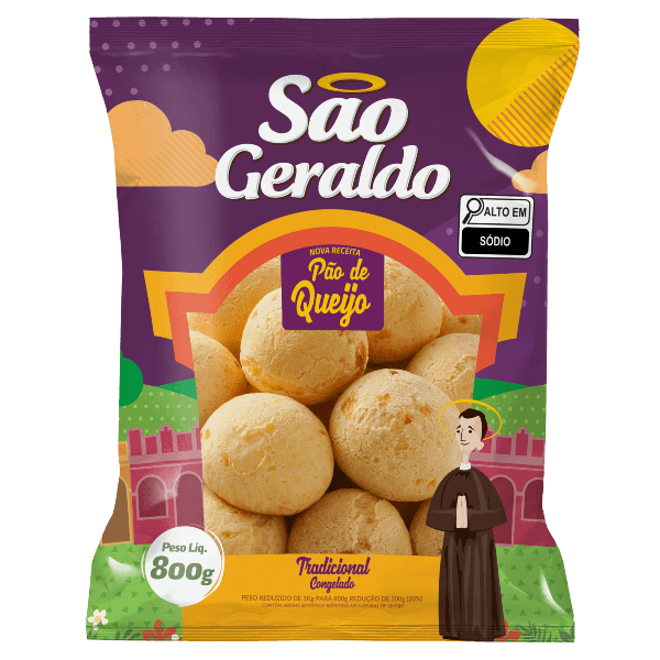 PAO DE QUEIJO TRADICIONAL SAO GERALDO 800G