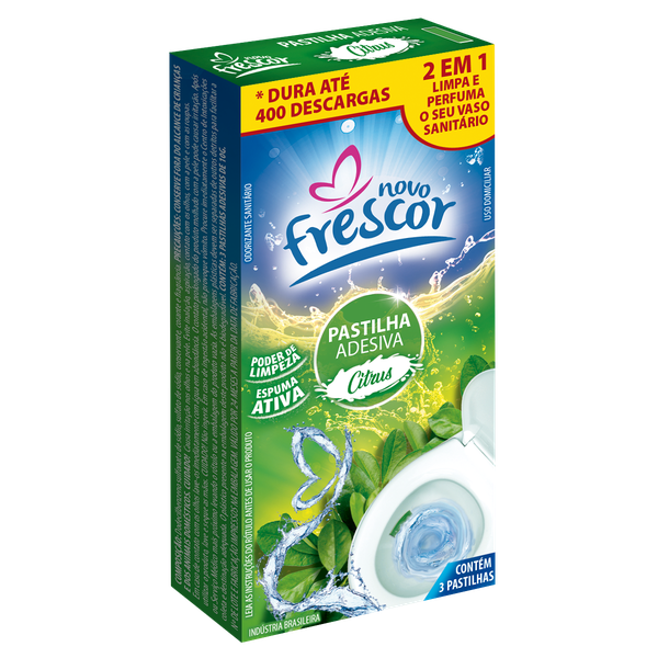 PASTILHA ADESIVA FRESCOR CITRUS 10G