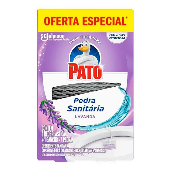 PEDRA PERFUMADA LAVANDA COM REDE PATO 