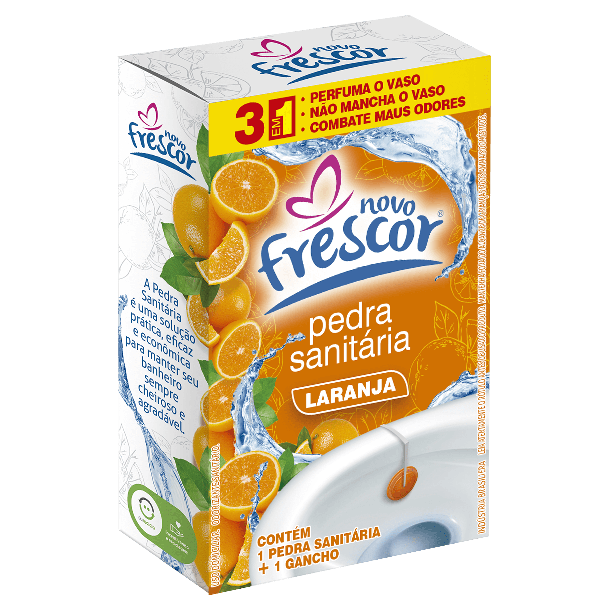 PEDRA SANIT FRESCOR 3EM1 LARANJA 22G
