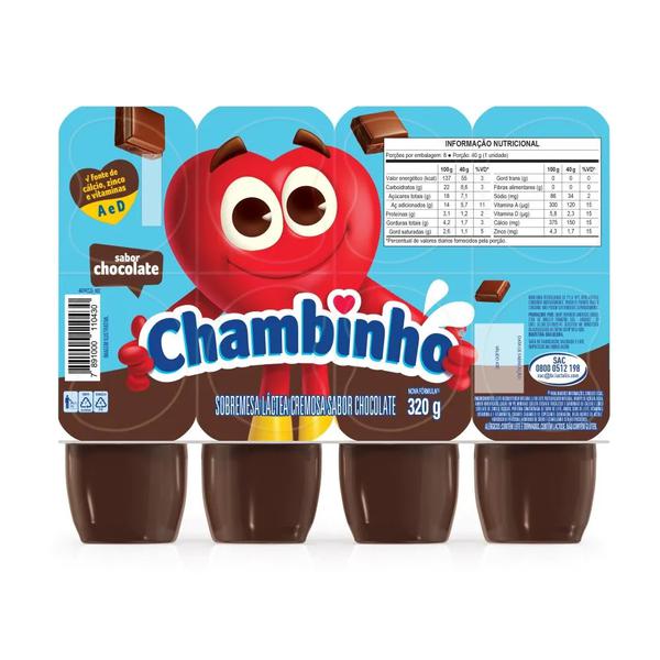 PETIT SUISSE CHAMBINHO CHOCOLATE 320G