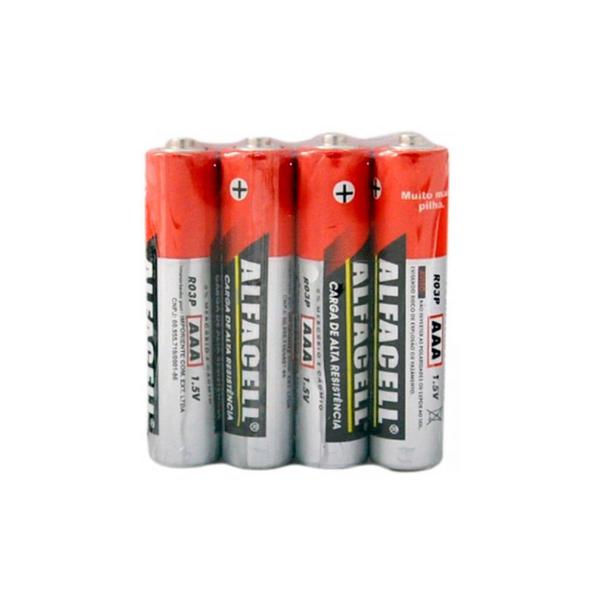 PILHA ALFACELL  AA  C/4