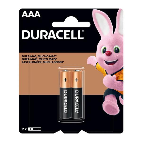 PILHA DURACELL ALCALINA AAA 2UN