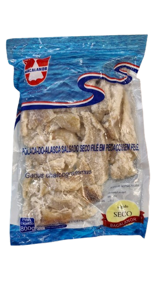 POLACA DESFIADA SECA E SALGADA BACALANOR 800G