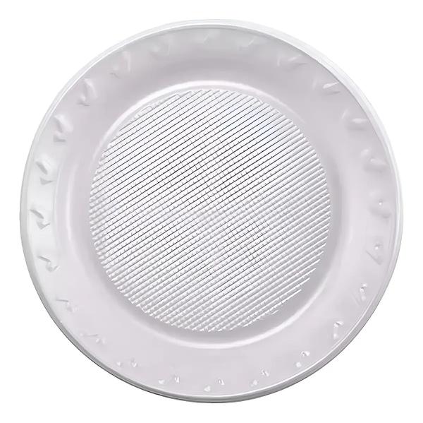 PRATO PLAST 18CM BCO RASO ULTRA C/10