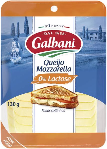 QUEIJO MUSSARELA FAT ZERO LACTOSE GALBANI  130G