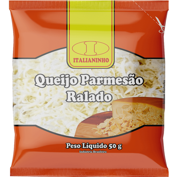 QUEIJO PARMESAO RALADO ITALIANINHO 50G