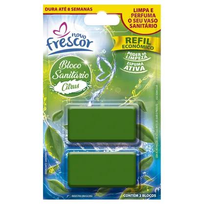 REFIL BLOCO SANITARIO FRESCOR CITRUS C/2 30G