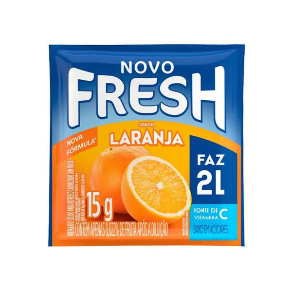 REFRESCO EM PO FRESH LARANJA 15GR
