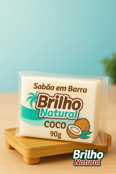 SABAO EM BARRA BRILHO NATURAL COCO 90G 