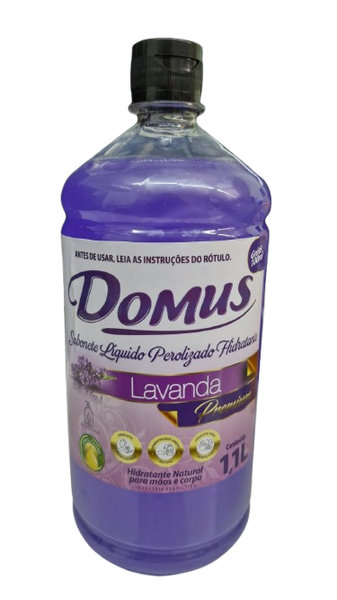 SABONETE LIQ. PEROLIZADO LAVANDA DOMUS 1,1 L