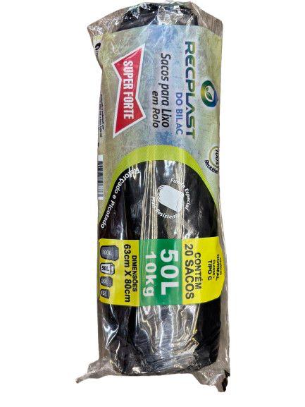 SACO LIXO PRA LIXO RECPLAST 50L C/20